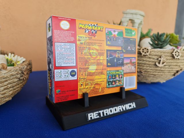 Caixa de Substituição Mario Kart 64 PAL N64