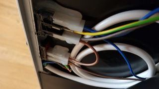 Specchio bagno con luci e mensola in vetro