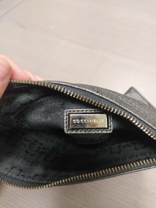 Portafoglio Coccinelle Pelle Donna Nero/Argento