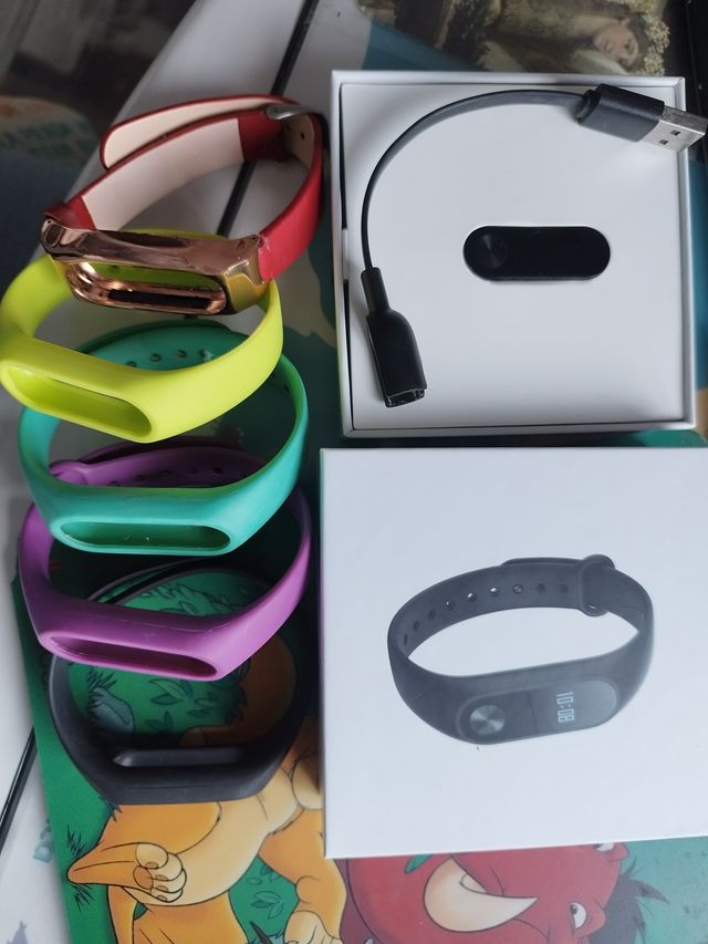 5 Braccialetti Mi Band 2 + Caricatore