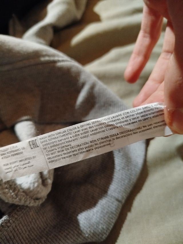 Felpa Terranova Stelle Nere e Grigie