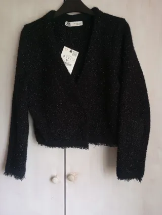 Chaqueta Zara brillos Talla S.