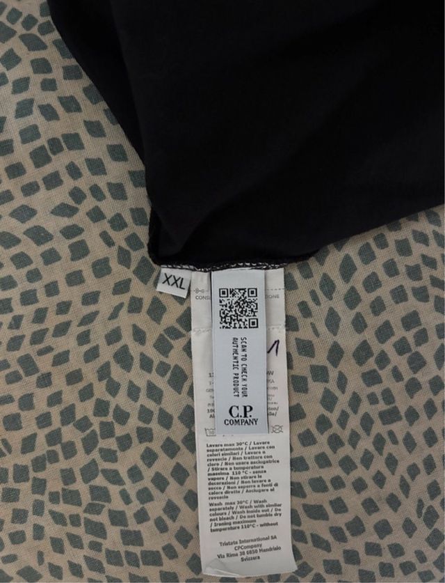 C.P. Company Camiseta Manga Larga Negra