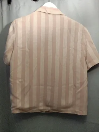 Blusa salmón forro manga corta tela suave