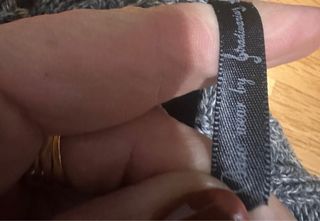 Jersey Stradivarius Cuello Alto Gris Talla M