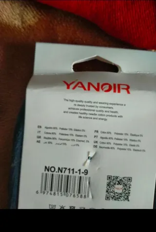 Lote 4 pares calcetines YANOIR Navidad