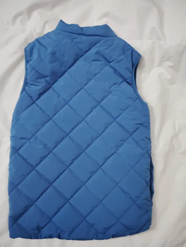 Chaleco acolchado niño azul