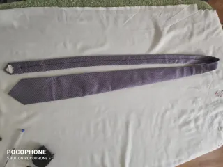 Corbata El Corte Inglés Gris Morado