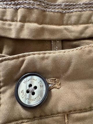 Massimo Dutti Pantalones Hombre Beige Talla 40