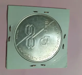 Moneda 1000 Escudos Plata Portugal 1997