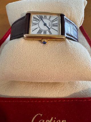 Cartier Tank Must Vermeil Roman