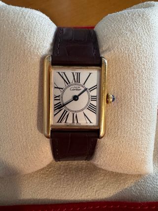 Cartier Tank Must Vermeil Roman