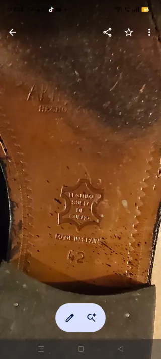 Mocasines de Piel para Hombre hecho a Mano num. 42