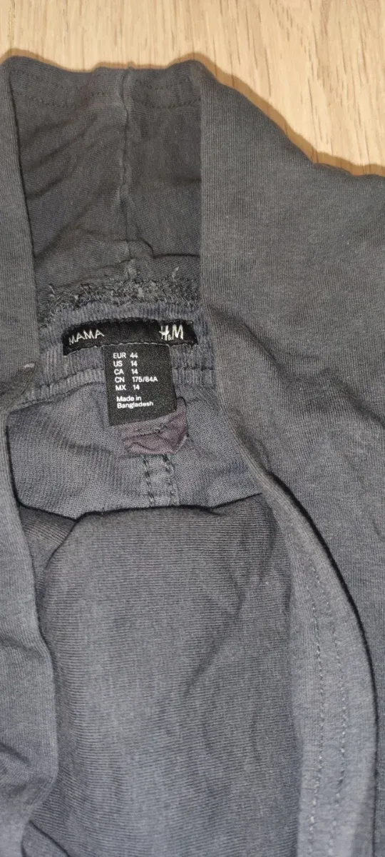 Pantalón pana premamá gris talla 44