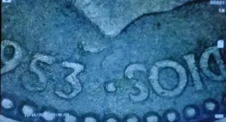 Moneda 1pts España 1953*62 con error