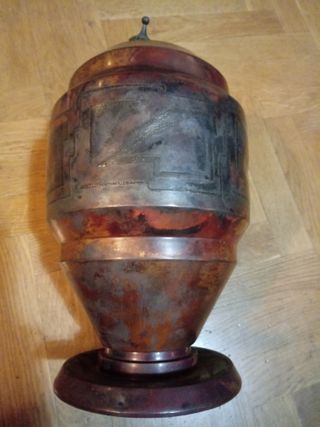 Urna cobre Gaston Bigard 1920-30 ETLING