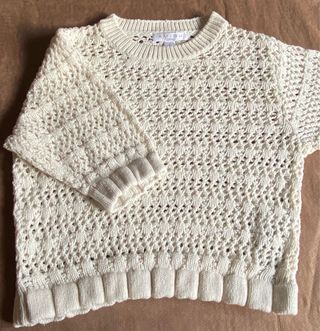 Suéter Amisu M Algodón Acrílico Blanco