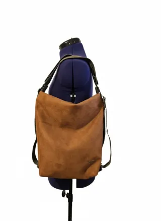 Bolso convertible en mochila. Hecho a mano