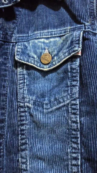 Giubbottino in velluto blu e gonna longate