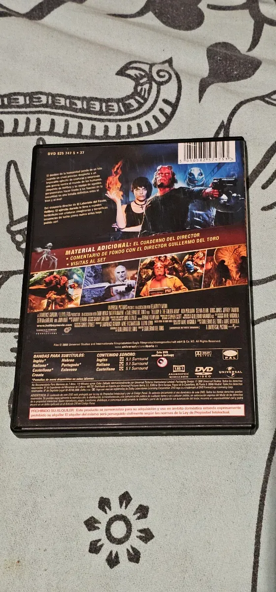 DVD Hellboy: El Ejército Dorado