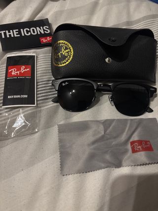 Gafas de Sol Ray-Ban Clubmaster Negras