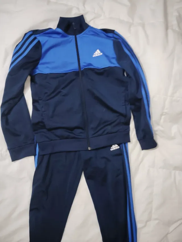 Chándal Adidas niño azul original