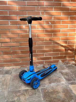 Patinete infantil 3 ruedas azul