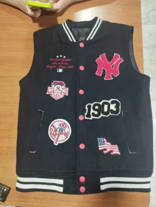 Chaleco New York Yankees Negro