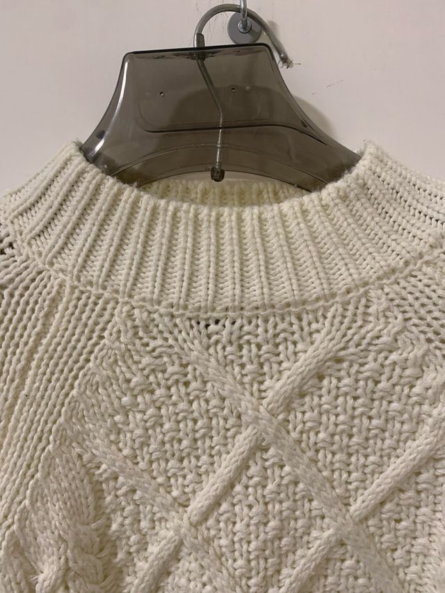 Maglione Pull and Bear bianco