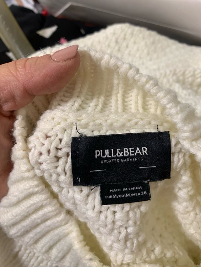 Maglione Pull and Bear bianco