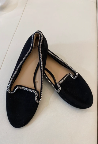 Bailarinas Zara Negras con Cadena