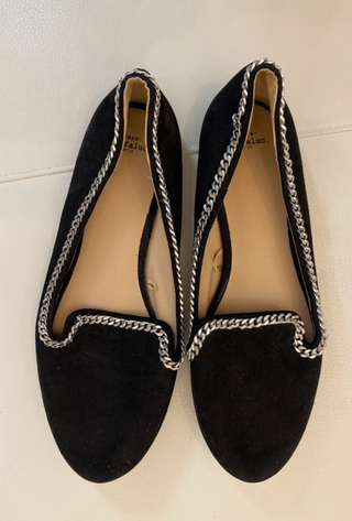 Bailarinas Zara Negras con Cadena