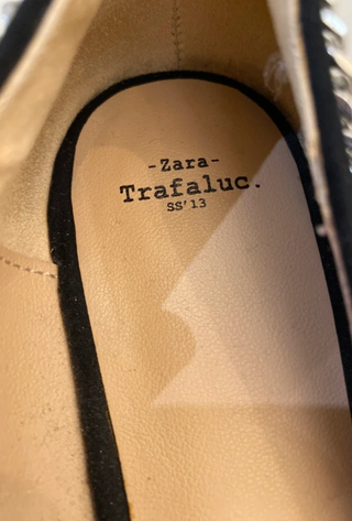 Bailarinas Zara Negras con Cadena