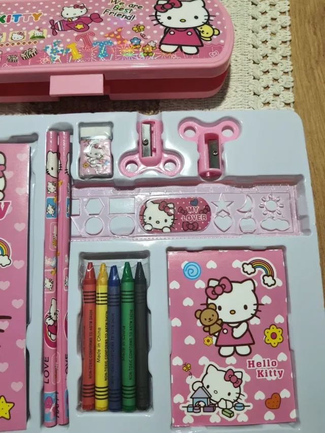 Set Dibujo Hello Kitty 14 Piezas