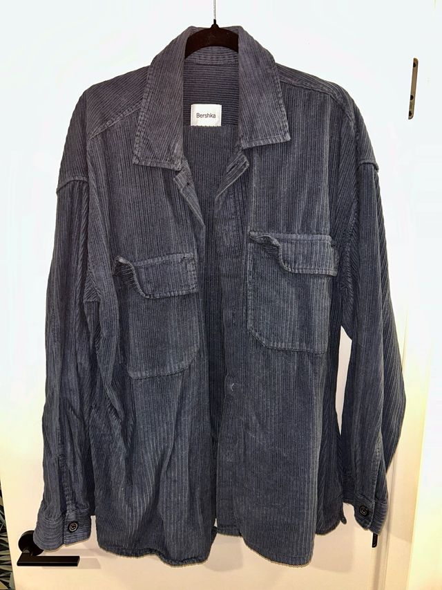 Conunto 2 piezas de pana azul