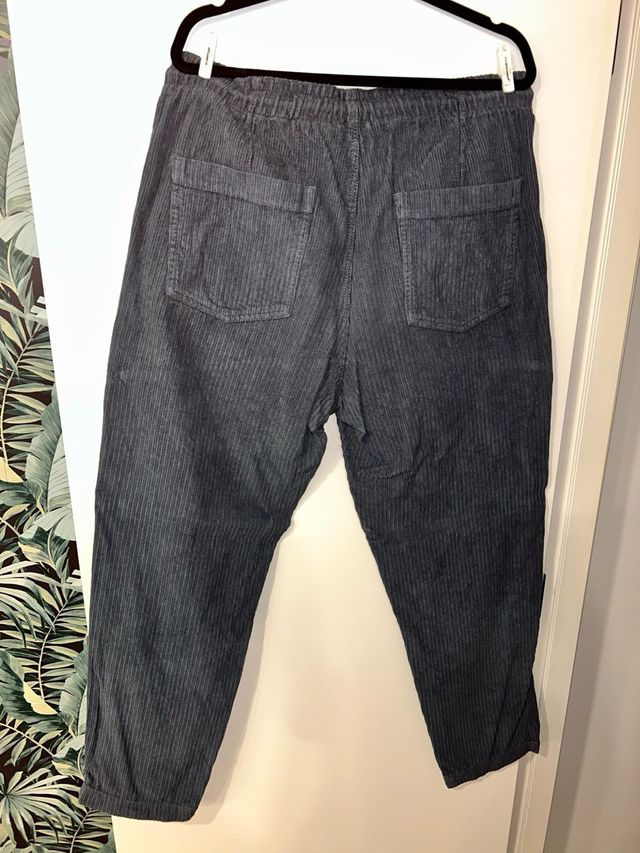 Conunto 2 piezas de pana azul