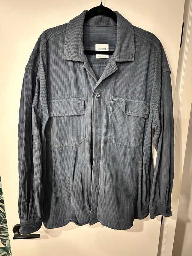 Conunto 2 piezas de pana azul