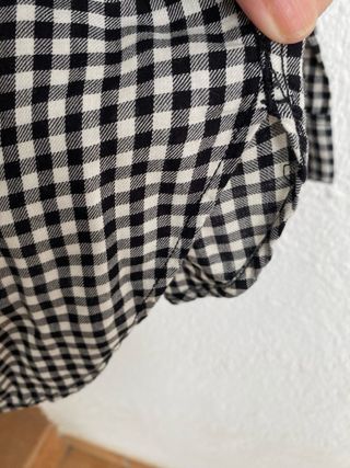Camisa cuadros vichy vintage H&M Talla L