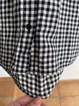 Camisa cuadros vichy vintage H&M Talla L