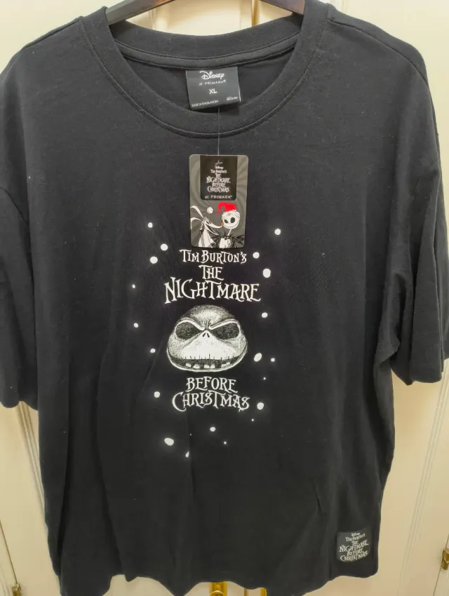 Camiseta Disney Pesadilla antes de Navidad XL