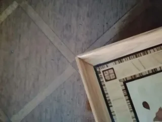 Vassoio artigianale con decoro floreale