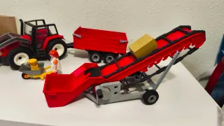 Tractor y remolque Playmobil granja