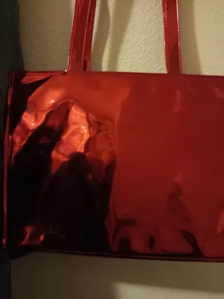 Bolso Armani Jeans Rojo Brillante