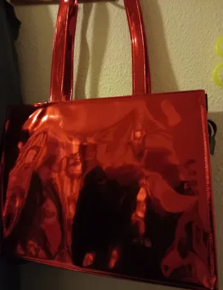 Bolso Armani Jeans Rojo Brillante