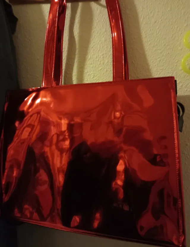 Bolso Armani Jeans Rojo Brillante