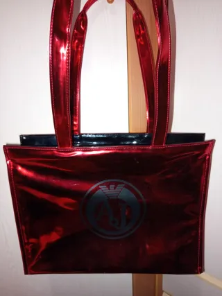 Bolso Armani Jeans Rojo Brillante