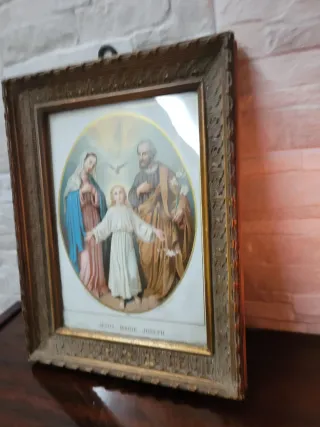 Antico Quadro Sacra Famiglia