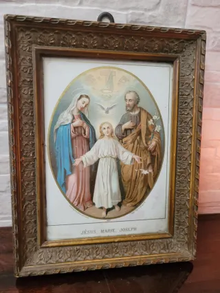 Antico Quadro Sacra Famiglia