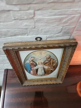 Antico Quadro Sacra Famiglia