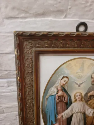 Antico Quadro Sacra Famiglia